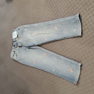 NWT Cat & Jack Floral Jeans